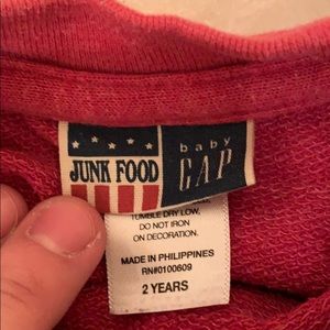Junk Food Clothing Shirts & Tops - BabyGap x Junk Food 49ers Sweatshirt Junk Food Clothing Shirts & Tops - BabyGap x Junk Food 49ers Sweatshirt